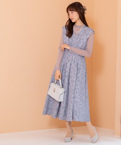 【formformaオリジナル】ジャンバースカート×シアートップス ドレス