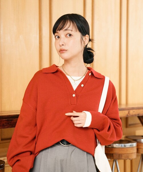 FREAK'S STORE（フリークスストア）の「フラワー ボールチェーンネックレス（ネックレス・レディース・ゴールド/シルバー・ONE SIZE）」の5枚目の写真