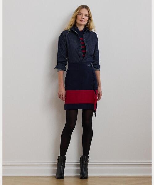 LAUREN RALPH LAUREN（ローレン ラルフ ローレン）の「リラックス フィット デニム シャツ（シャツ/ブラウス・レディース・ブルー・XXS/XS/S/M）」の3枚目の写真