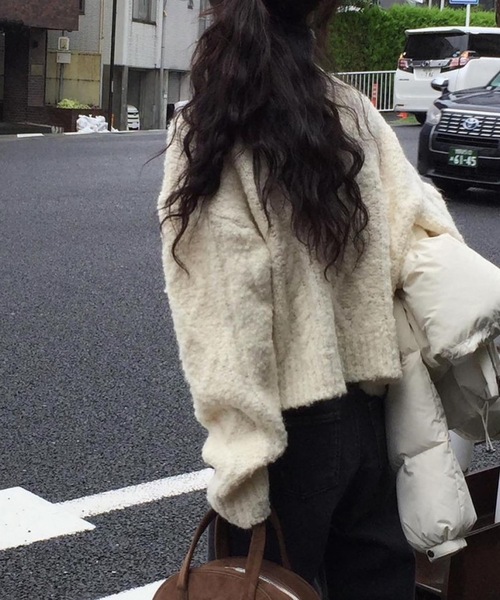 【セール】ハーフジップニットトップス(ニット/セーター)|Nyu(ニュウ) 【セール】ハーフジップニットトップス(ニット/セーター)|Nyu(ニュウ)