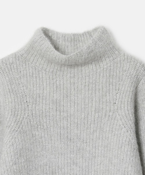 LE CIEL BLEU（ルシェルブルー）の「モヘアラメニット / Mohair Lame Knit（ニット/セーター・レディース・ブラウン/ライトグレー・36）」の10枚目の写真