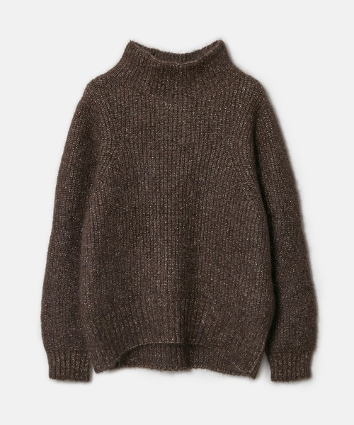 LE CIEL BLEU（ルシェルブルー）の「モヘアラメニット / Mohair Lame Knit（ニット/セーター・レディース・ブラウン/ライトグレー・36）」の18枚目の写真