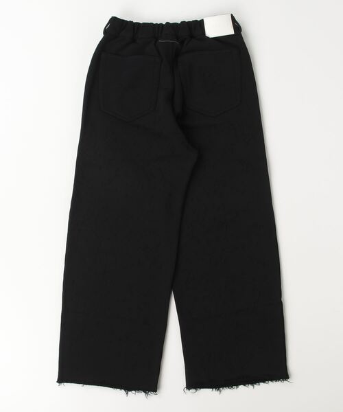 MM6 Maison Margiela（ｴﾑｴﾑｼｯｸｽ ﾒｿﾞﾝ ﾏﾙｼﾞｪﾗ）の「MM6 Maison Margiela(エムエムシックス メゾン マルジェラ)Kids & Junior パンツ（その他パンツ・キッズ・ブラック/ライトグリーン・14Y/12Y/16Y）」の5枚目の写真