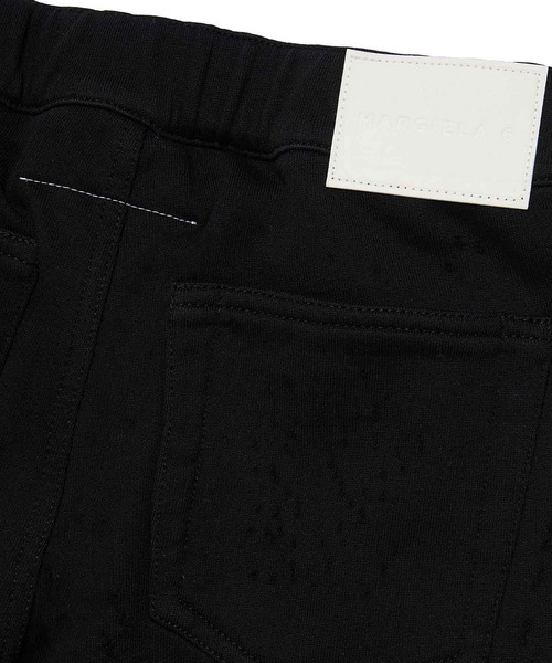 MM6 Maison Margiela（ｴﾑｴﾑｼｯｸｽ ﾒｿﾞﾝ ﾏﾙｼﾞｪﾗ）の「MM6 Maison Margiela(エムエムシックス メゾン マルジェラ)Kids & Junior パンツ（その他パンツ・キッズ・ブラック/ライトグリーン・14Y/12Y/16Y）」の4枚目の写真