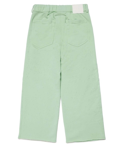 MM6 Maison Margiela（ｴﾑｴﾑｼｯｸｽ ﾒｿﾞﾝ ﾏﾙｼﾞｪﾗ）の「MM6 Maison Margiela(エムエムシックス メゾン マルジェラ)Kids & Junior パンツ（その他パンツ・キッズ・ブラック/ライトグリーン・14Y/12Y/16Y）」の7枚目の写真