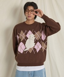 再入荷のおすすめ最新情報 WaiKei｜ワイケイ（レディース）のニット/セーター（チェック柄 トップス