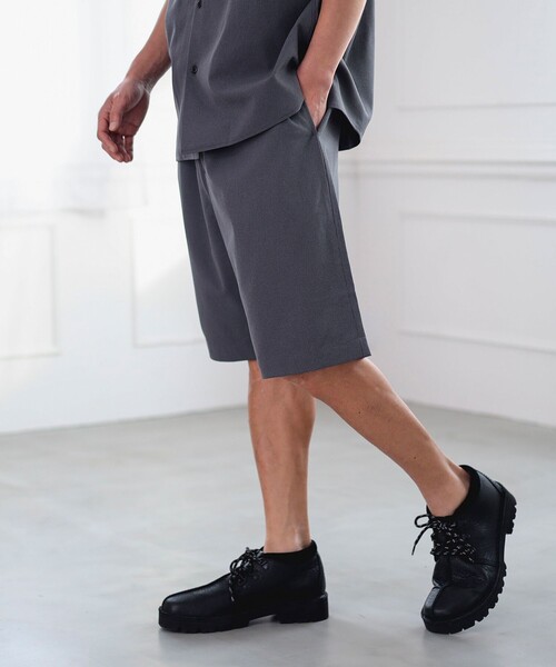 B:MING by BEAMS（ビーミングバイビームス）の「ポリエステル イージー ワイド ショーツ（その他パンツ・メンズ・ブラック/グレー・S/M/L/XL）」の12枚目の写真