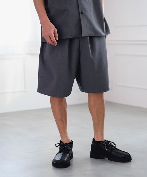 B:MING by BEAMS（ビーミングバイビームス）の「ポリエステル イージー ワイド ショーツ（その他パンツ・メンズ・ブラック/グレー・S/M/L/XL）」の14枚目の写真