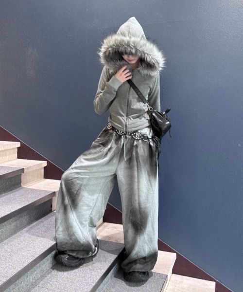 セール】【nmtc+】fur zip up hoodie / 【エヌエムティーシープラス