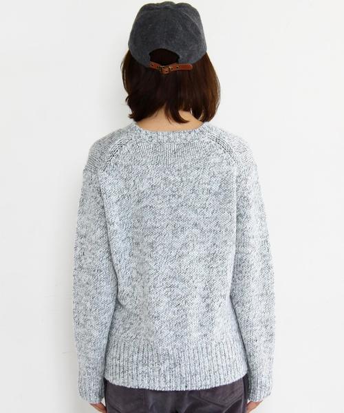 BEAUTY&YOUTH UNITED ARROWS（ビューティーアンドユースユナイテッドアローズ）の「BY∵ ミックスカラーコードワイドニット◆（ニット/セーター・レディース・ホワイト/ネイビー/ライトブルー/その他1・FREE）」の10枚目の写真