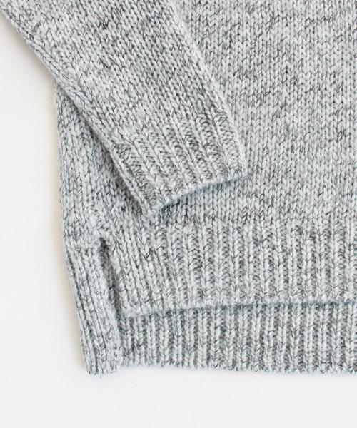 BEAUTY&YOUTH UNITED ARROWS（ビューティーアンドユースユナイテッドアローズ）の「BY∵ ミックスカラーコードワイドニット◆（ニット/セーター・レディース・ホワイト/ネイビー/ライトブルー/その他1・FREE）」の13枚目の写真