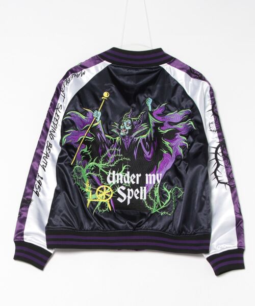ディズニースカジャン Disney 】 エンブロイダリー スカジャン L（スカジャン
