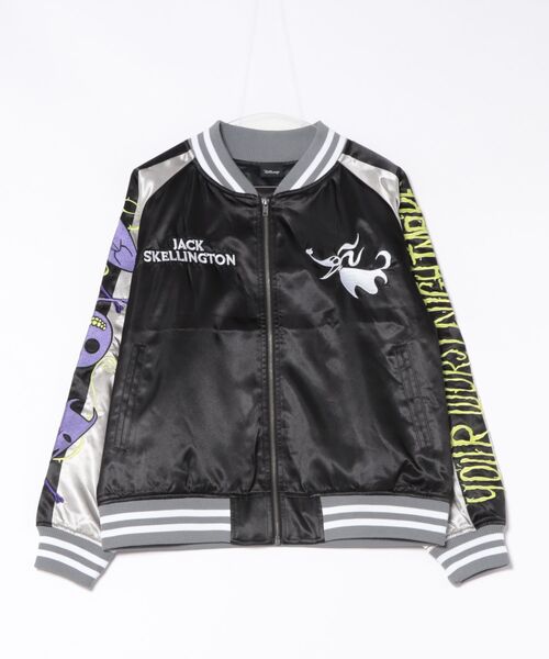 ディズニースカジャン Disney 】 エンブロイダリー スカジャン L（スカジャン