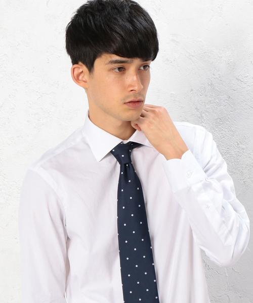 green label relaxing(グリーンレーベルリラクシング)の「AX 8.0 DOT 02 ネクタイ(ネクタイ・メンズ・ダークブラウン/ネイビー・フリー)」の5枚目の写真
