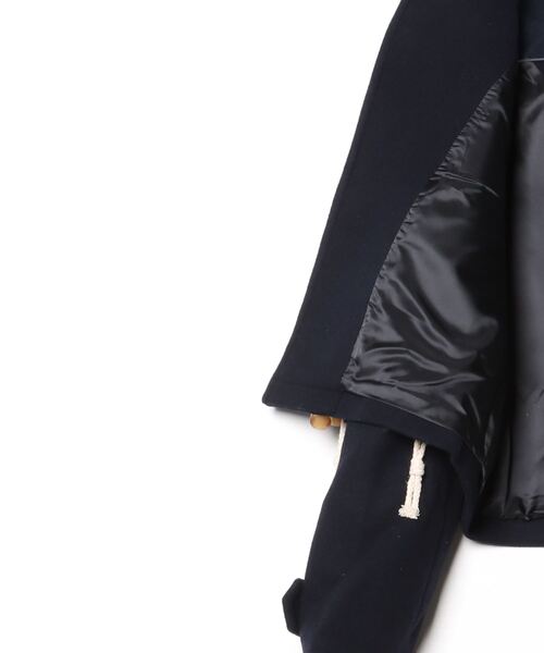 rokh（ロク）の「Rokh / ロク：DECONSTRUCTED DUFFLE JACKET：R5CA122[ANN]（ダッフルコート・レディース・ネイビー・36）」の3枚目の写真