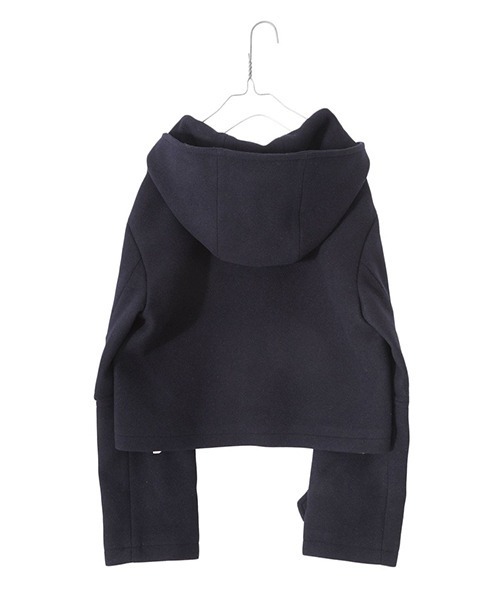 rokh（ロク）の「Rokh / ロク：DECONSTRUCTED DUFFLE JACKET：R5CA122[ANN]（ダッフルコート・レディース・ネイビー・36）」の4枚目の写真