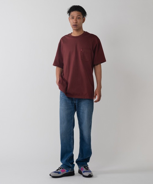 Levi's（リーバイス）の「Levi's/リーバイス ヘビーウェイト ポケット Tシャツ（Tシャツ/カットソー・メンズ・レッド・XL/L/M/S）」の4枚目の写真