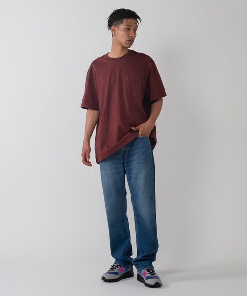Levi's（リーバイス）の「Levi's/リーバイス ヘビーウェイト ポケット Tシャツ（Tシャツ/カットソー・メンズ・レッド・XL/L/M/S）」の5枚目の写真