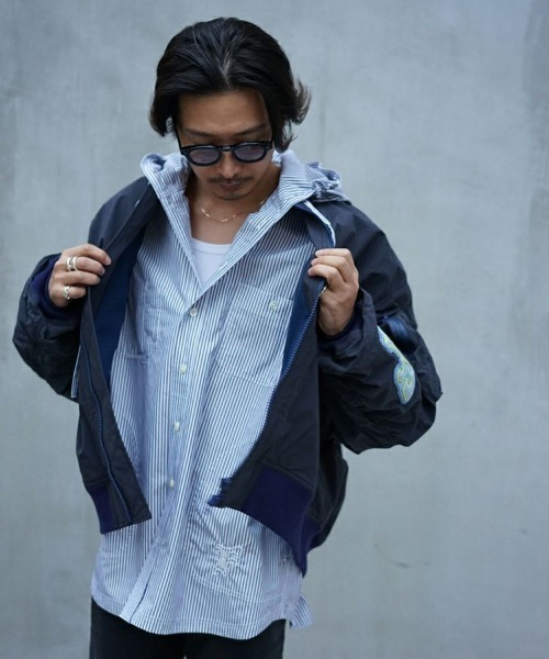 FACETASM（ファセッタズム）の「【FACETASM / ファセッタズム】MAT MA-1 / ネイビー [NAT-JK-M02]（MA-1・メンズ・ネイビー・4）」の13枚目の写真