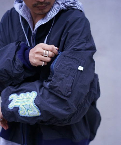 FACETASM（ファセッタズム）の「【FACETASM / ファセッタズム】MAT MA-1 / ネイビー [NAT-JK-M02]（MA-1・メンズ・ネイビー・4）」の14枚目の写真