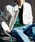 LACOSTE�i���R�X�e�j�́u�w�r�[�I���X�f�j���W���P�b�g�i�V���c/�u���E�X�j�v�b�z���C�g