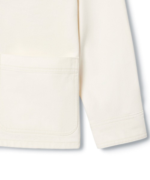 LACOSTE（ラコステ）の「ヘビーオンスデニムジャケット（シャツ/ブラウス・メンズ・ホワイト/インディゴブルー/ブラック・39/40/38/41）」の5枚目の写真