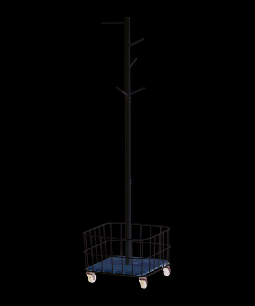 journal standard Furniture (ジャーナルスタンダードファニチャー)の「《WEB限定》【Mash/マッシュ】BY cage pole hanger ポールハンガー(家具・レディース・ホワイト/ブラック・FREE)」の4枚目の写真