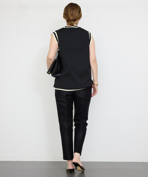 Deuxieme Classe（ドゥーズィエムクラス）の「civilized パンツ（スラックス・レディース・ブラック・38/36/34）」の9枚目の写真