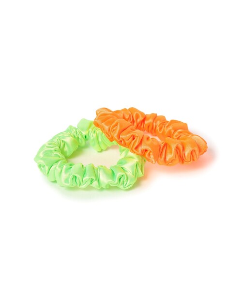 Ray BEAMS(レイビームス)の「プチ シュシュSET(その他ヘアアクセサリー・レディース・ピンク/オレンジ/サックスブルー・ONE SIZE)」の3枚目の写真