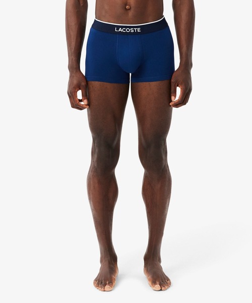 LACOSTE（ラコステ）の「３パックプリントストレッチコットントランクボクサーショーツ / ボクサーパンツ（ボクサーパンツ・メンズ・ライトグレー/ダークグリーン/ネイビー/ピンク/ライトグリーン・XL/S/L/M）」の19枚目の写真