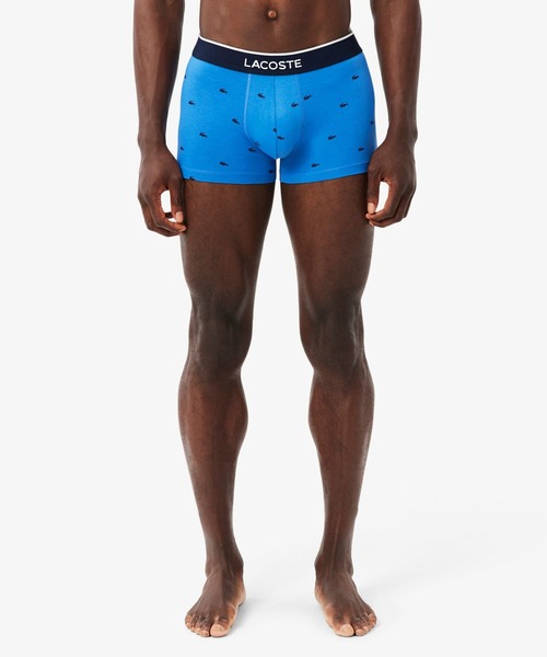 LACOSTE（ラコステ）の「３パックプリントストレッチコットントランクボクサーショーツ / ボクサーパンツ（ボクサーパンツ・メンズ・ライトグレー/ダークグリーン/ネイビー/ピンク/ライトグリーン・XL/S/L/M）」の20枚目の写真