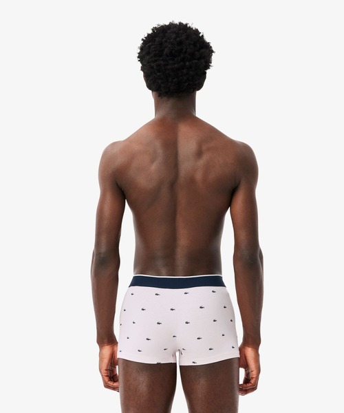 LACOSTE（ラコステ）の「３パックプリントストレッチコットントランクボクサーショーツ / ボクサーパンツ（ボクサーパンツ・メンズ・ライトグレー/ダークグリーン/ネイビー/ピンク/ライトグリーン・XL/S/L/M）」の17枚目の写真