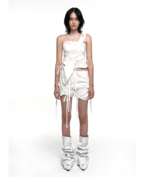 NACHE/ナチェ/STRAP SHIRRING SHORTS 【公式通販】
