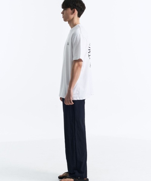 ALAND（エーランド）の「【UNISEX】MUCENT／ラウンドロゴT（Tシャツ/カットソー・レディース・オリーブ/ブラック/ピンク/ホワイト・MEDIUM/LARGE）」の8枚目の写真