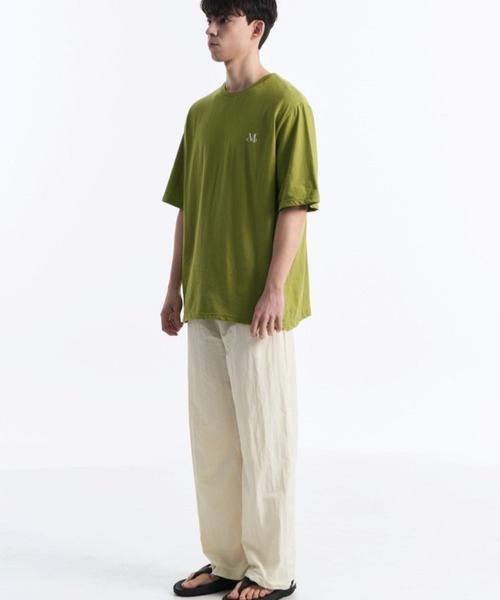 ALAND（エーランド）の「【UNISEX】MUCENT／ラウンドロゴT（Tシャツ/カットソー・レディース・オリーブ/ブラック/ピンク/ホワイト・MEDIUM/LARGE）」の18枚目の写真