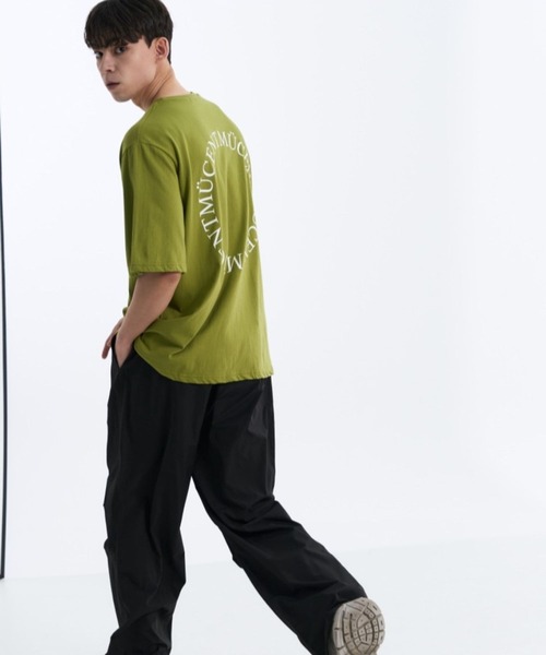 ALAND（エーランド）の「【UNISEX】MUCENT／ラウンドロゴT（Tシャツ/カットソー・レディース・オリーブ/ブラック/ピンク/ホワイト・MEDIUM/LARGE）」の20枚目の写真