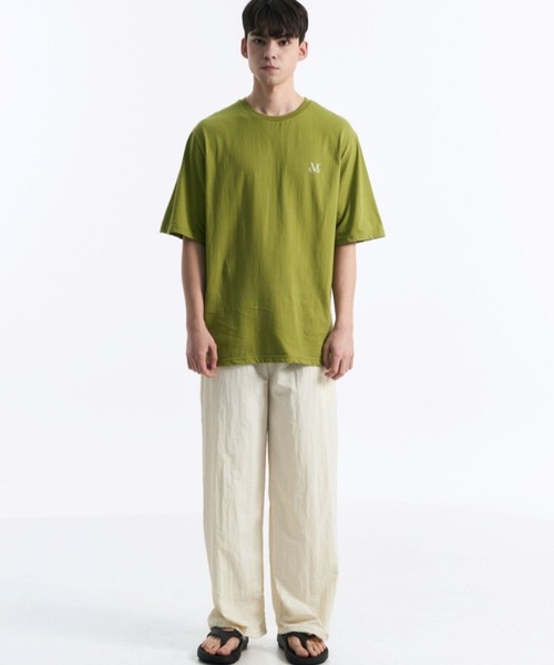 ALAND（エーランド）の「【UNISEX】MUCENT／ラウンドロゴT（Tシャツ/カットソー・レディース・オリーブ/ブラック/ピンク/ホワイト・MEDIUM/LARGE）」の21枚目の写真