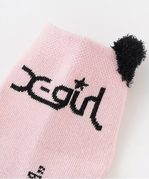 ❤︎からぐ❤︎ X-girl Stages 靴下 立体ハートロゴショートソックス キッズ