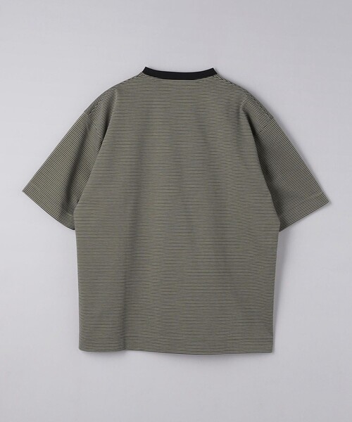 UNITED ARROWS（ユナイテッドアローズ）の「ポンチ ボーダー Tシャツ デオドランド ー抗菌防臭・接触冷感ー（Tシャツ/カットソー・メンズ・オフホワイト/モカ/ブラック・M/XL/L/S）」の15枚目の写真