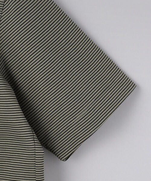 UNITED ARROWS（ユナイテッドアローズ）の「ポンチ ボーダー Tシャツ デオドランド ー抗菌防臭・接触冷感ー（Tシャツ/カットソー・メンズ・オフホワイト/モカ/ブラック・M/XL/L/S）」の17枚目の写真