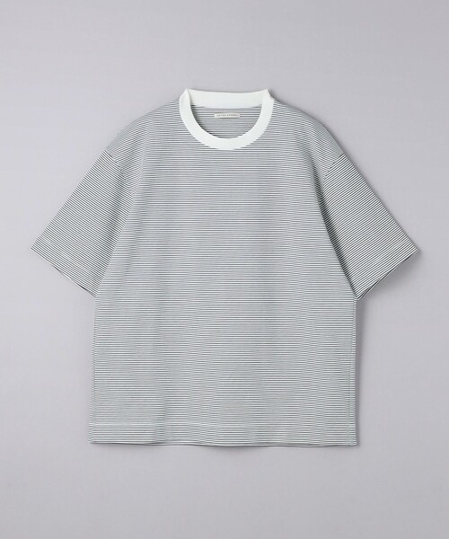 UNITED ARROWS（ユナイテッドアローズ）の「ポンチ ボーダー Tシャツ デオドランド ー抗菌防臭・接触冷感ー（Tシャツ/カットソー・メンズ・オフホワイト/モカ/ブラック・M/XL/L/S）」の19枚目の写真