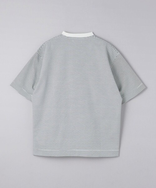 UNITED ARROWS（ユナイテッドアローズ）の「ポンチ ボーダー Tシャツ デオドランド ー抗菌防臭・接触冷感ー（Tシャツ/カットソー・メンズ・オフホワイト/モカ/ブラック・M/XL/L/S）」の20枚目の写真