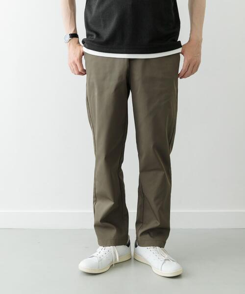 ITEMS URBANRESEARCH（アイテムズ アーバンリサーチ）の「『セットアップ対応』マシンウォッシャブルピケテーパードパンツ（その他パンツ・メンズ・ネイビー/カーキ/ブラック・MEDIUM/LARGE）」の9枚目の写真