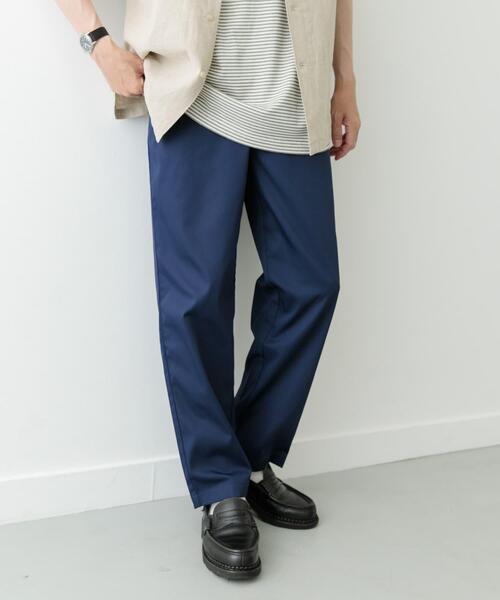 ITEMS URBANRESEARCH（アイテムズ アーバンリサーチ）の「『セットアップ対応』マシンウォッシャブルピケテーパードパンツ（その他パンツ・メンズ・ネイビー/カーキ/ブラック・MEDIUM/LARGE）」の18枚目の写真