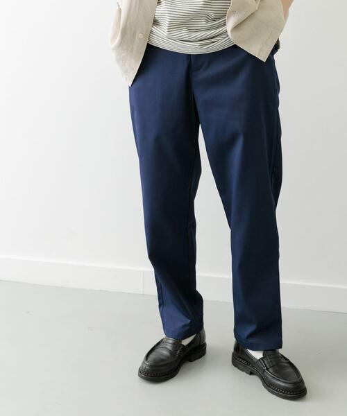 ITEMS URBANRESEARCH（アイテムズ アーバンリサーチ）の「『セットアップ対応』マシンウォッシャブルピケテーパードパンツ（その他パンツ・メンズ・ネイビー/カーキ/ブラック・MEDIUM/LARGE）」の19枚目の写真