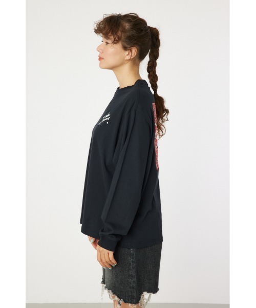 RODEO CROWNS WIDE BOWL（ロデオクラウンズワイドボウル）の「Cowboy バンダナ ロングスリーブTシャツ（Tシャツ/カットソー・レディース・ブラック/オフホワイト/サックスブルー/ライトピンク・FREE）」の19枚目の写真