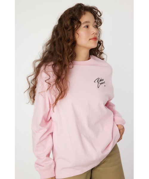 RODEO CROWNS WIDE BOWL（ロデオクラウンズワイドボウル）の「Cowboy バンダナ ロングスリーブTシャツ（Tシャツ/カットソー・レディース・ブラック/オフホワイト/サックスブルー/ライトピンク・FREE）」の12枚目の写真