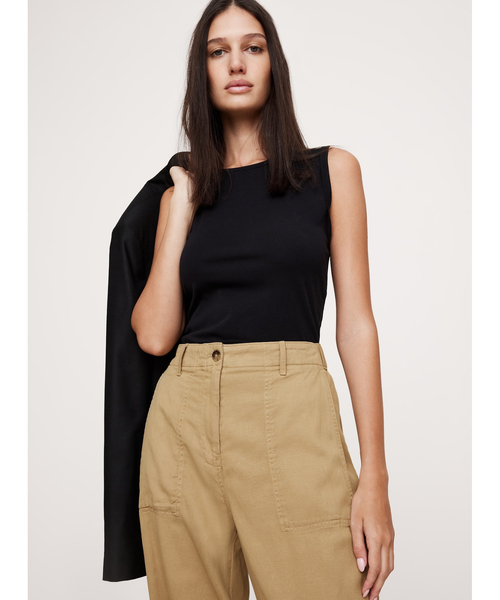 Banana Republic(バナナリパブリック)の「Soma ハイライズ バレルレッグ パンツ(その他パンツ・レディース・ナチュラル/ブラック/ベージュ/グリーン・S/XS/M/L)」の10枚目の写真