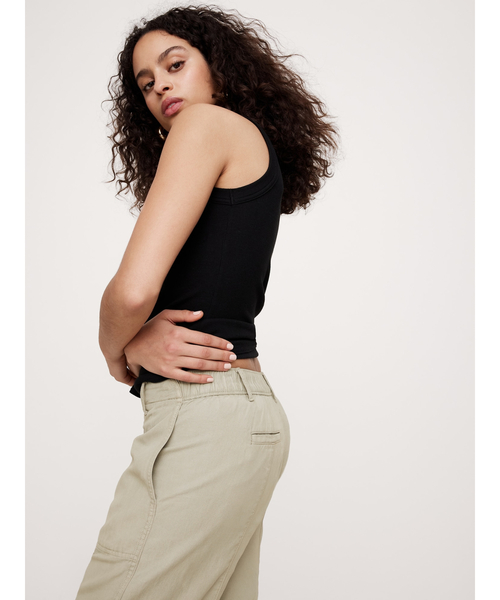 Banana Republic(バナナリパブリック)の「Soma ハイライズ バレルレッグ パンツ(その他パンツ・レディース・ナチュラル/ブラック/ベージュ/グリーン・S/XS/M/L)」の12枚目の写真