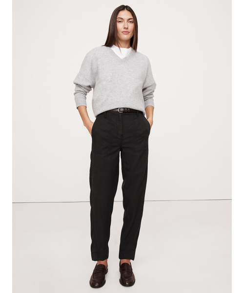 Banana Republic(バナナリパブリック)の「Soma ハイライズ バレルレッグ パンツ(その他パンツ・レディース・ナチュラル/ブラック/ベージュ/グリーン・S/XS/M/L)」の18枚目の写真
